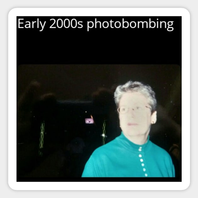 Early 2000s Photobombing Meme Sticker by Starturtle87 Designs